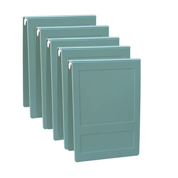 1 Inch Top Open 3 Ring Binder In Seafoam, PK5